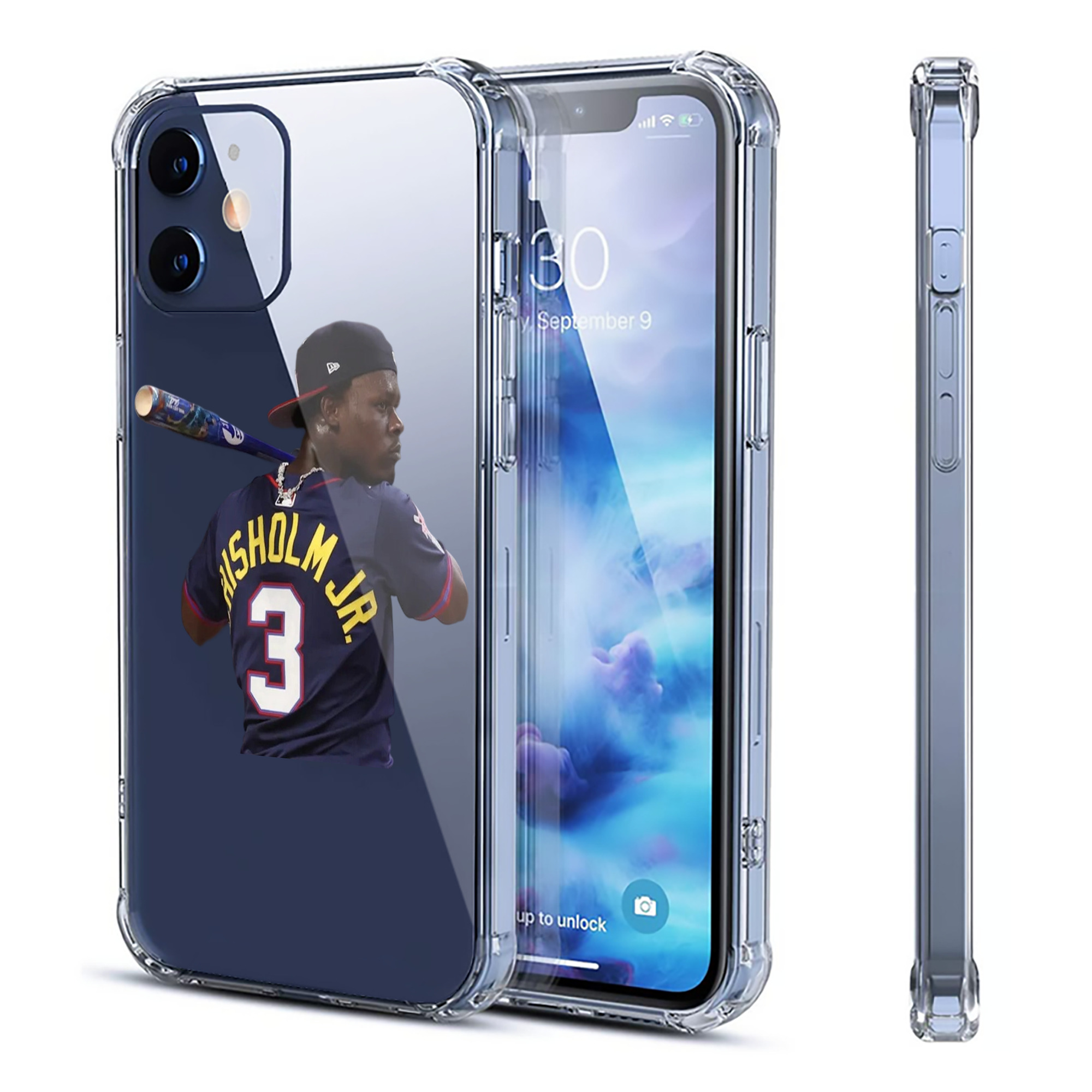 Jazz Chisholm Jr. 27 Clear IPhone 12 Case – Soft TPU With UV Print – Enhanced Drop Protection, Precise Fit, Anti-Fingerprint, Customizable Design, Scratch-Resistant, Yellow-Resistant